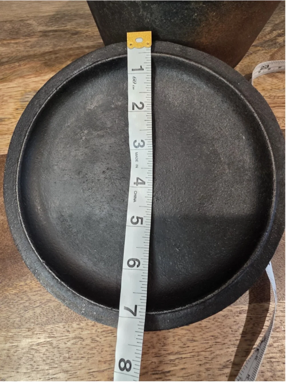 Vintage Taiwan Cast Iron Sauce Pot w/ Lid 5.5